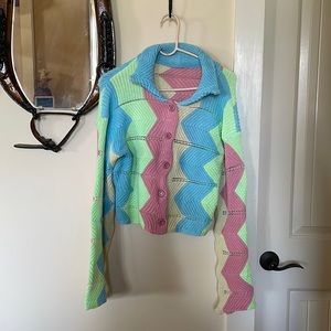 Cropped knitted sweater never worn